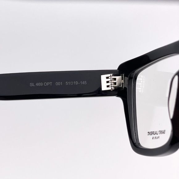 Saint Laurent  SL 469 Wave 001 Sunglasses Black Smoke Square Unisex - Picture 9 of 12